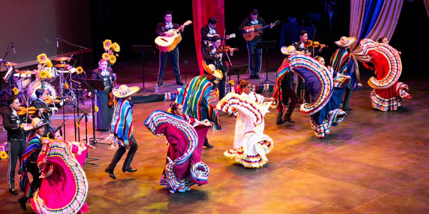 Mariachi festival with folklorico dancers