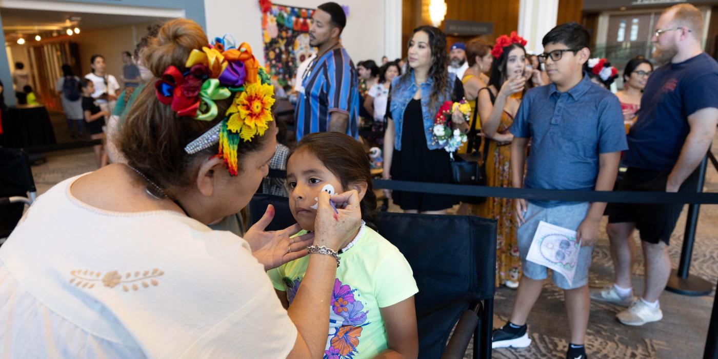 Dia De Muertos Face Painting