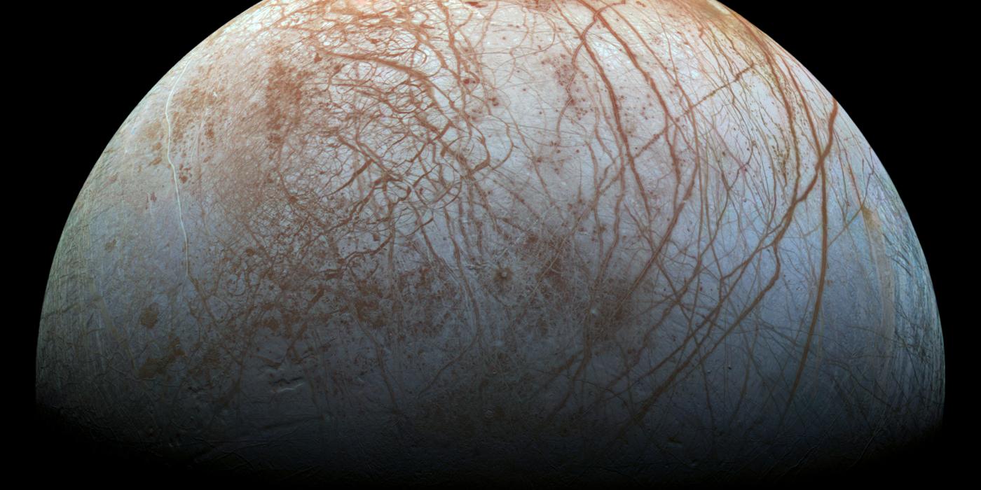 Brown and white planet