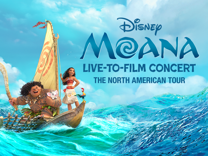 Moana and Maui on a sailboat