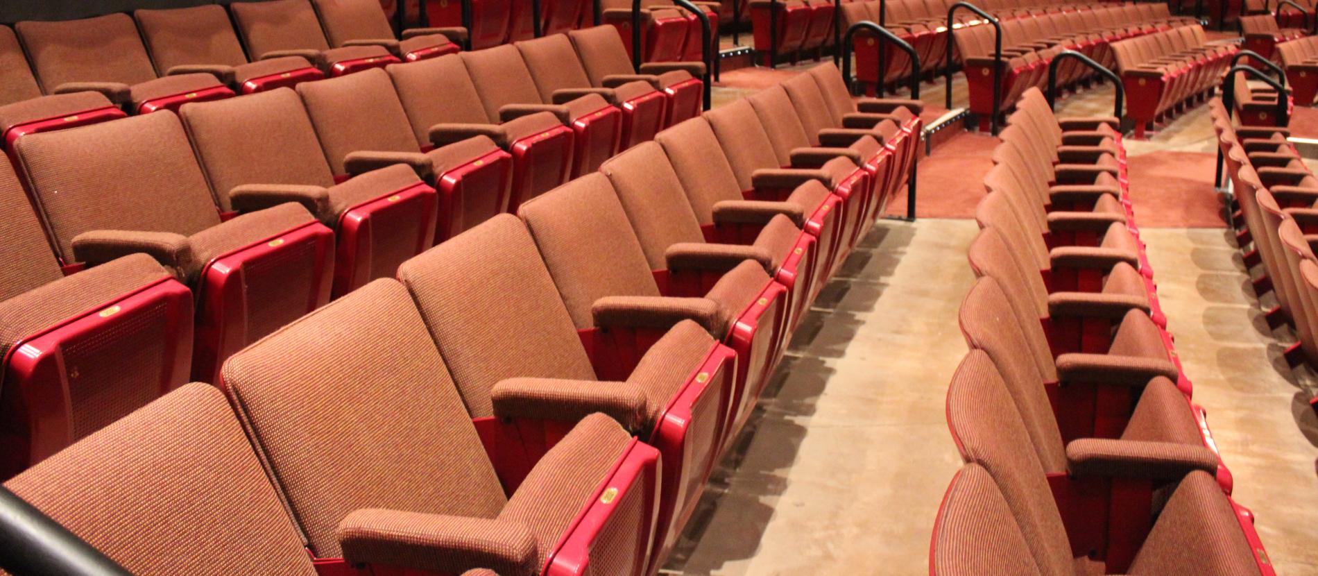 side angle of theater seating