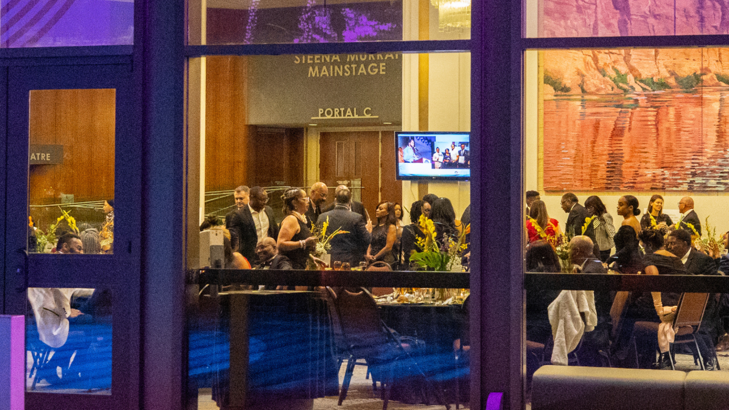 event taking place in the CCA lobby